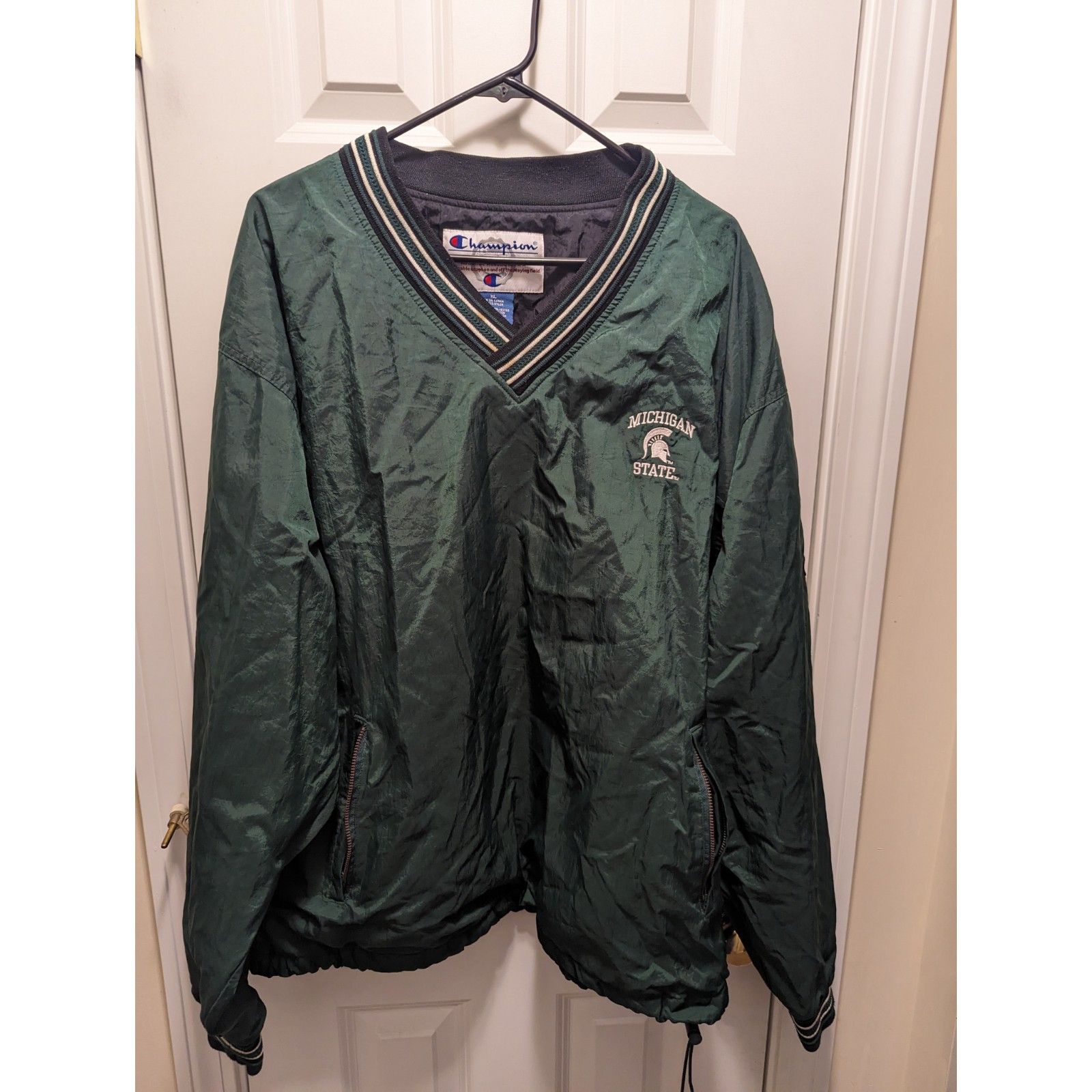 Vtg Champion Michigan State University Pullover Mens Size Xl Spartans